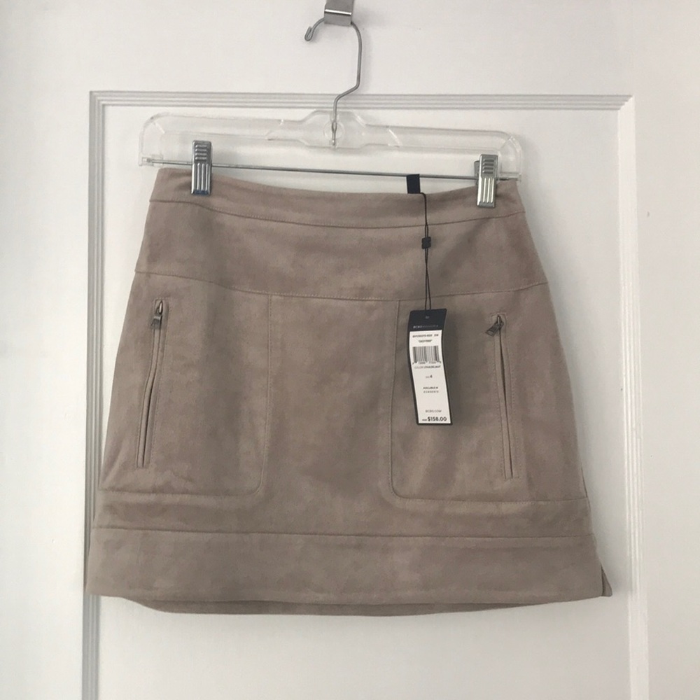 BCBG MaxAzria Suede Skirt NWT